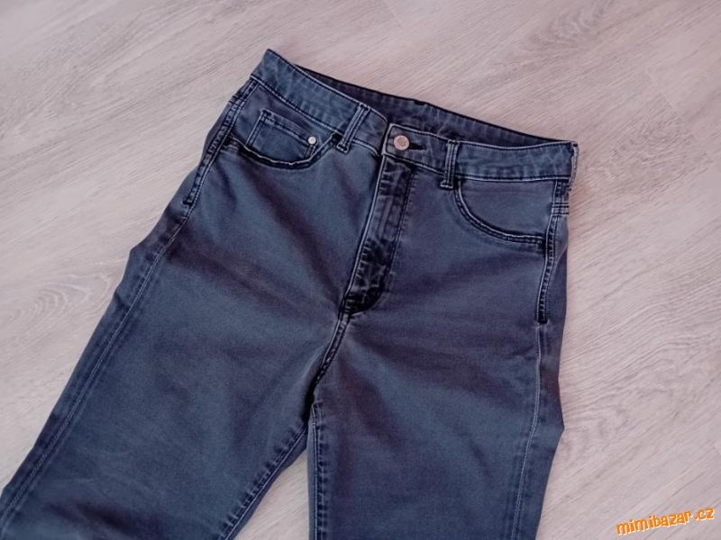 PĚKNÉ PRUŽNÉ DŽÍNY - vel.S/M /zn.H&M - 3
