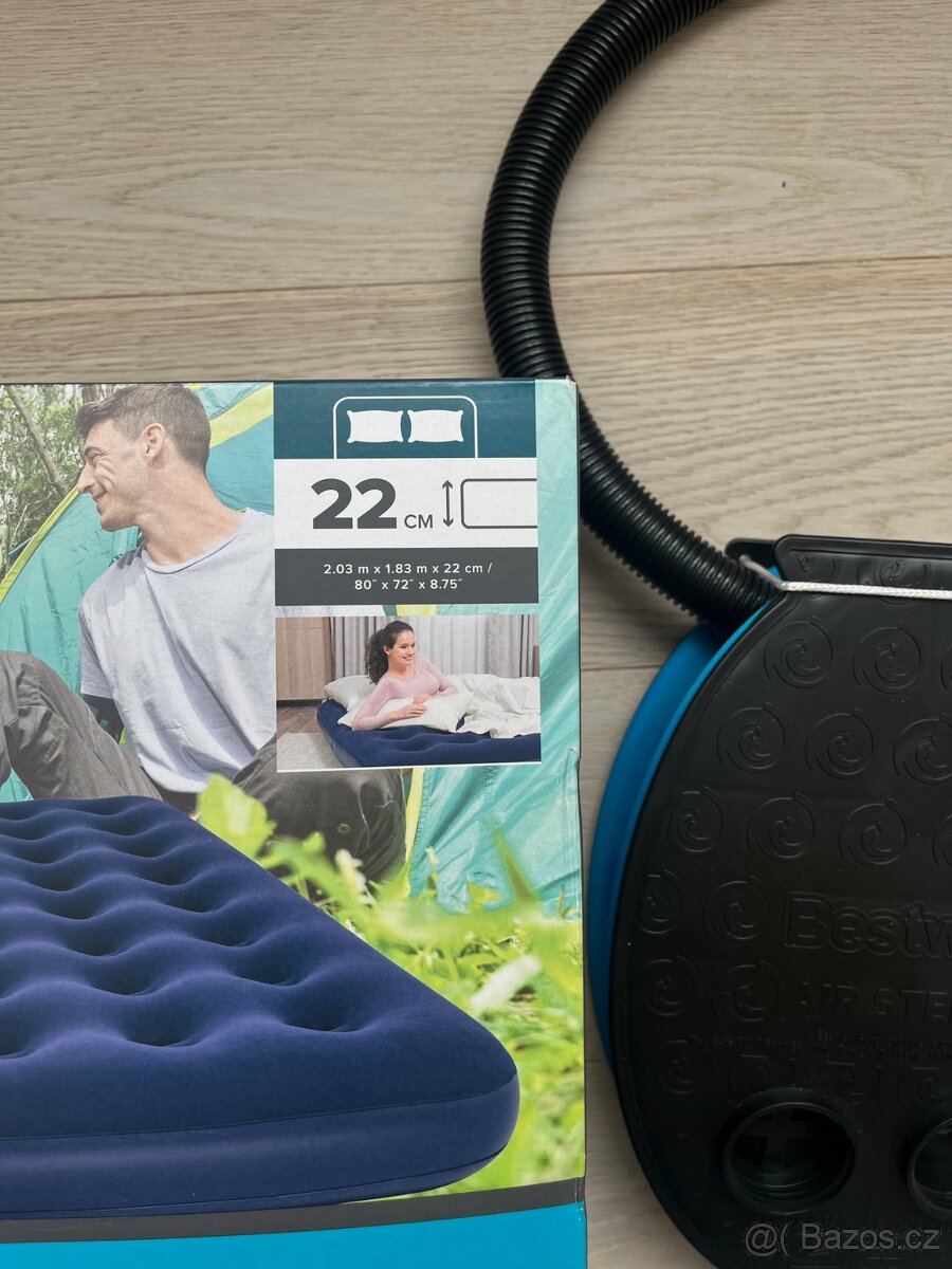 Nafukovací postel Bestway KING FLOCKED MAT - 3