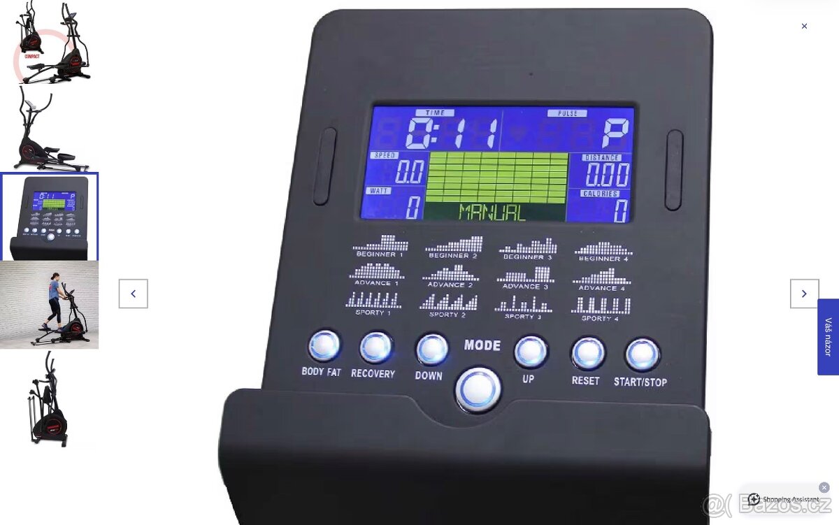 Prodám Skládací eliptický trenažér EasyFlex - 3