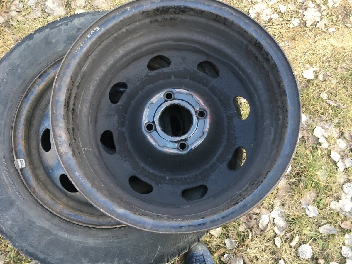 Peugeot - plechové disky 15" - 3