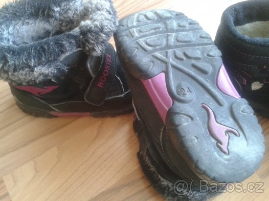 Dětské zimní boty Superfit 22 a sněhule KangaROOS ROOSTEX 24 - 3