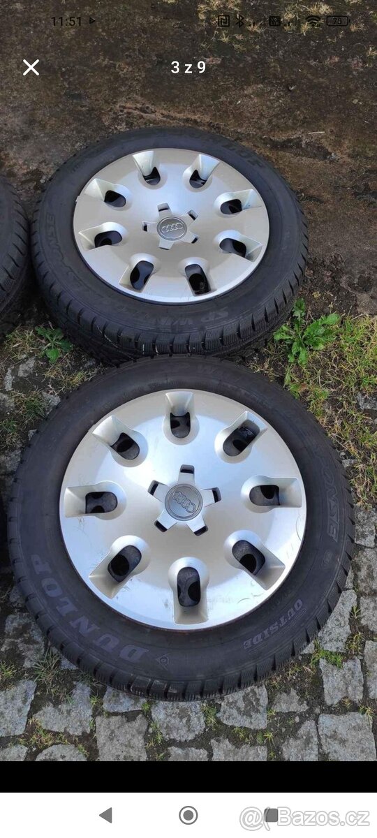 Zimní kola 5x100 R15 185/60 - 3