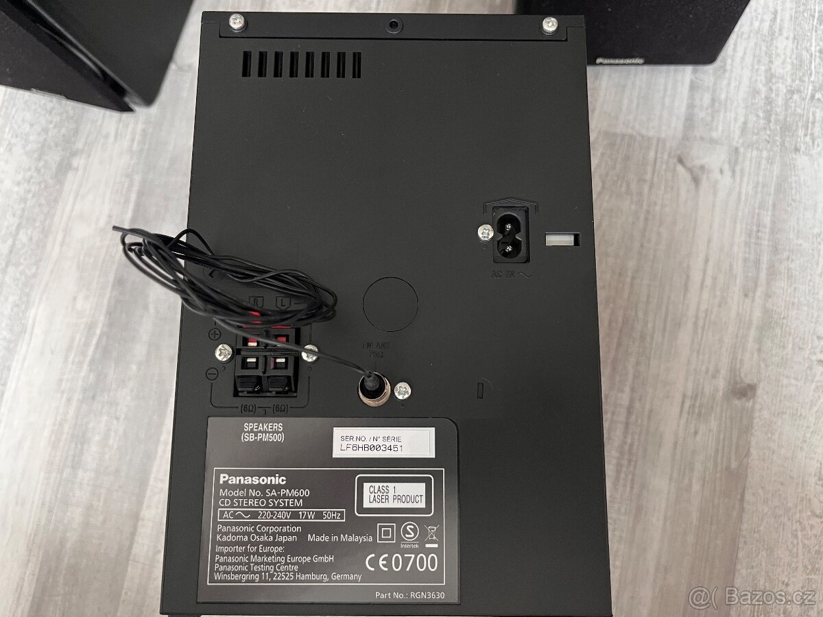 Prodám HiFi Panasonic SA-PM600 - 3