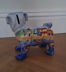 Kasička Sparkasse buldoček s domečky - 3