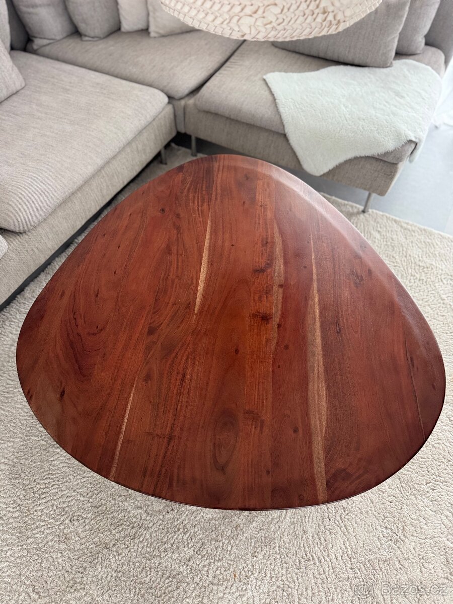 Konferenční stůl z akácie - 3