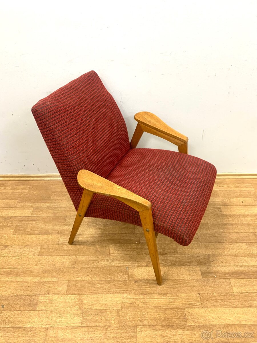 Retro křeslo 60. léta Brusel — - 3