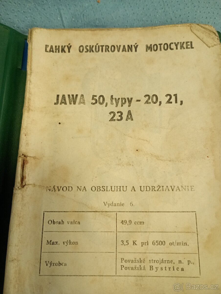 Manuál JAWA 50 - 3