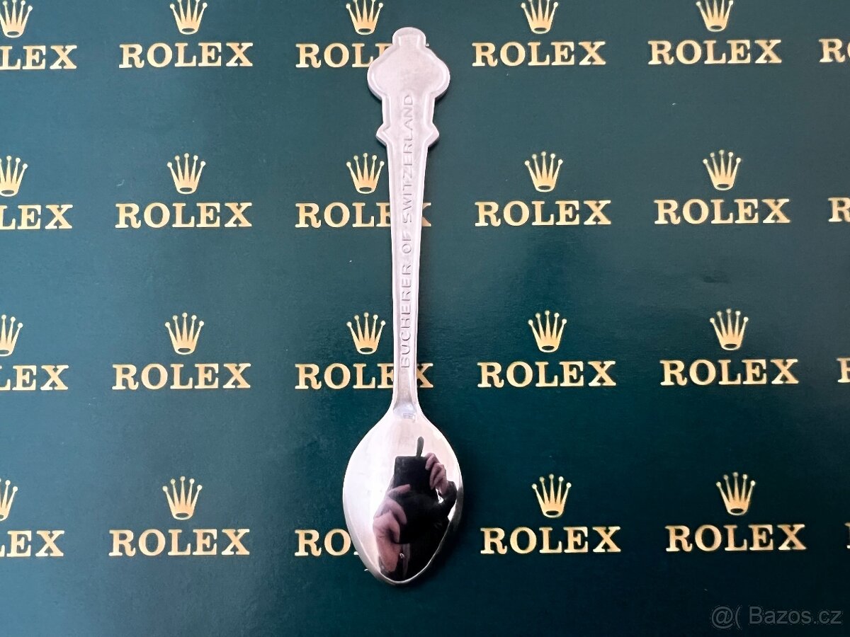Sběratelská lžička ROLEX BUCHERER - TOP STAV - 3