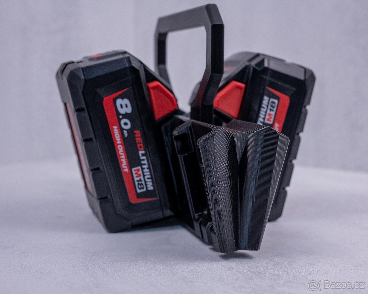 Milwaukee M18 nosič 6 baterii - 3