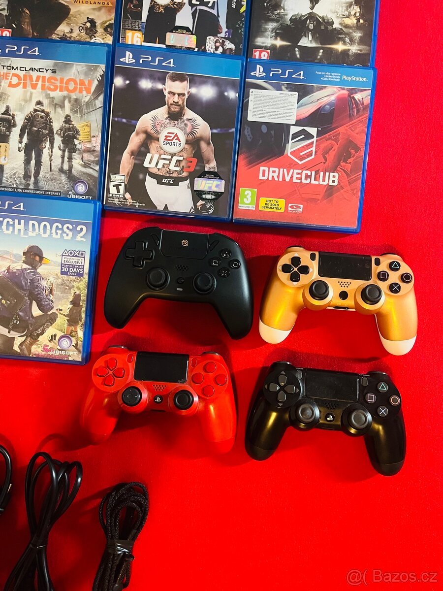 PlayStation 4 Slim / 22 her, + 4 ovladače - 3