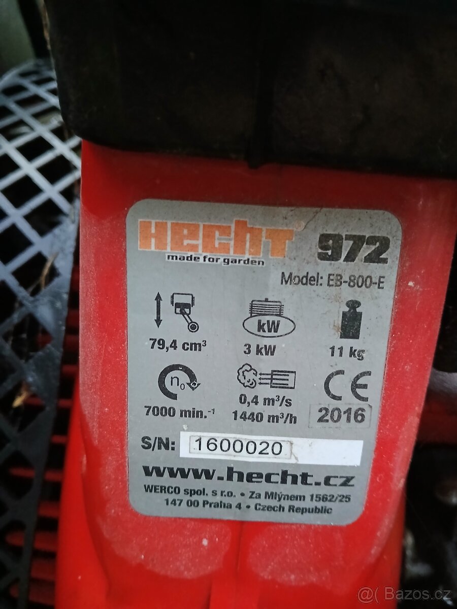 Motorový fukar Hecht 972 - 3