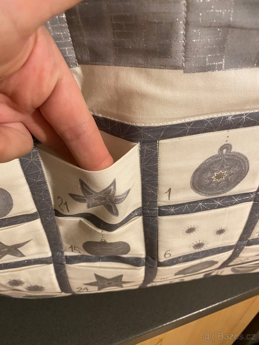 Adventní kalendář, stříbrný - 3