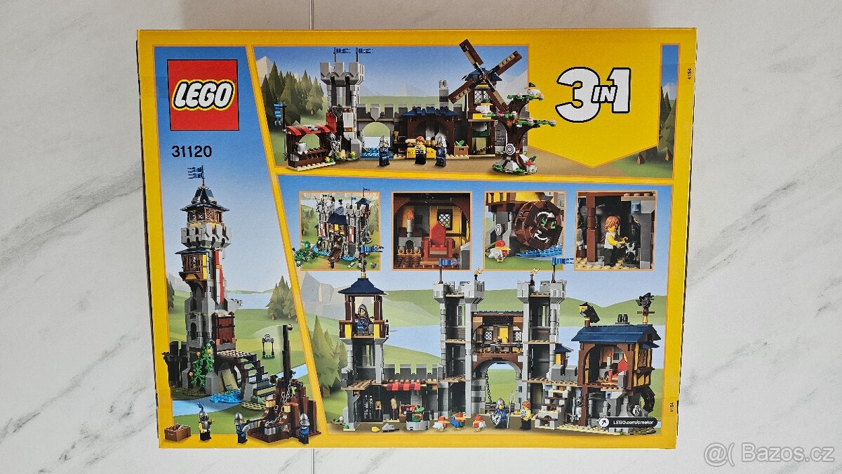 LEGO 31120 Creator 3v1 Středověký hrad NOVÉ - 3