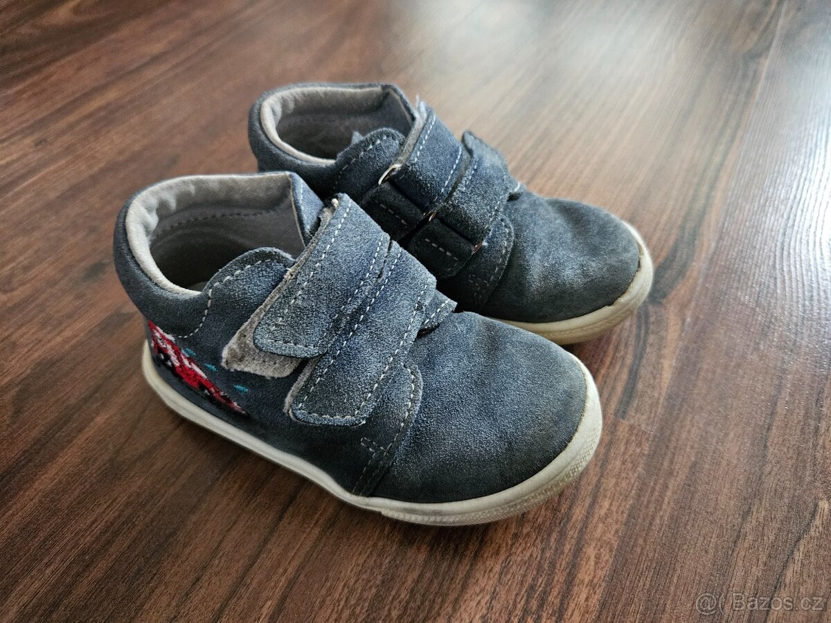 Chlapecké kožené kotníkové boty Jonap vel. 22 - 3