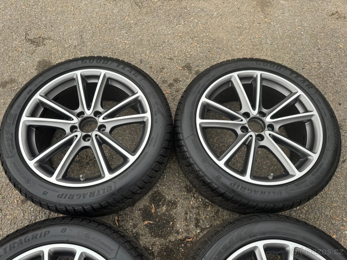 Alu 18" 5x112, Orig . Mercedes-BENZ , zimní 90% TOP - 3