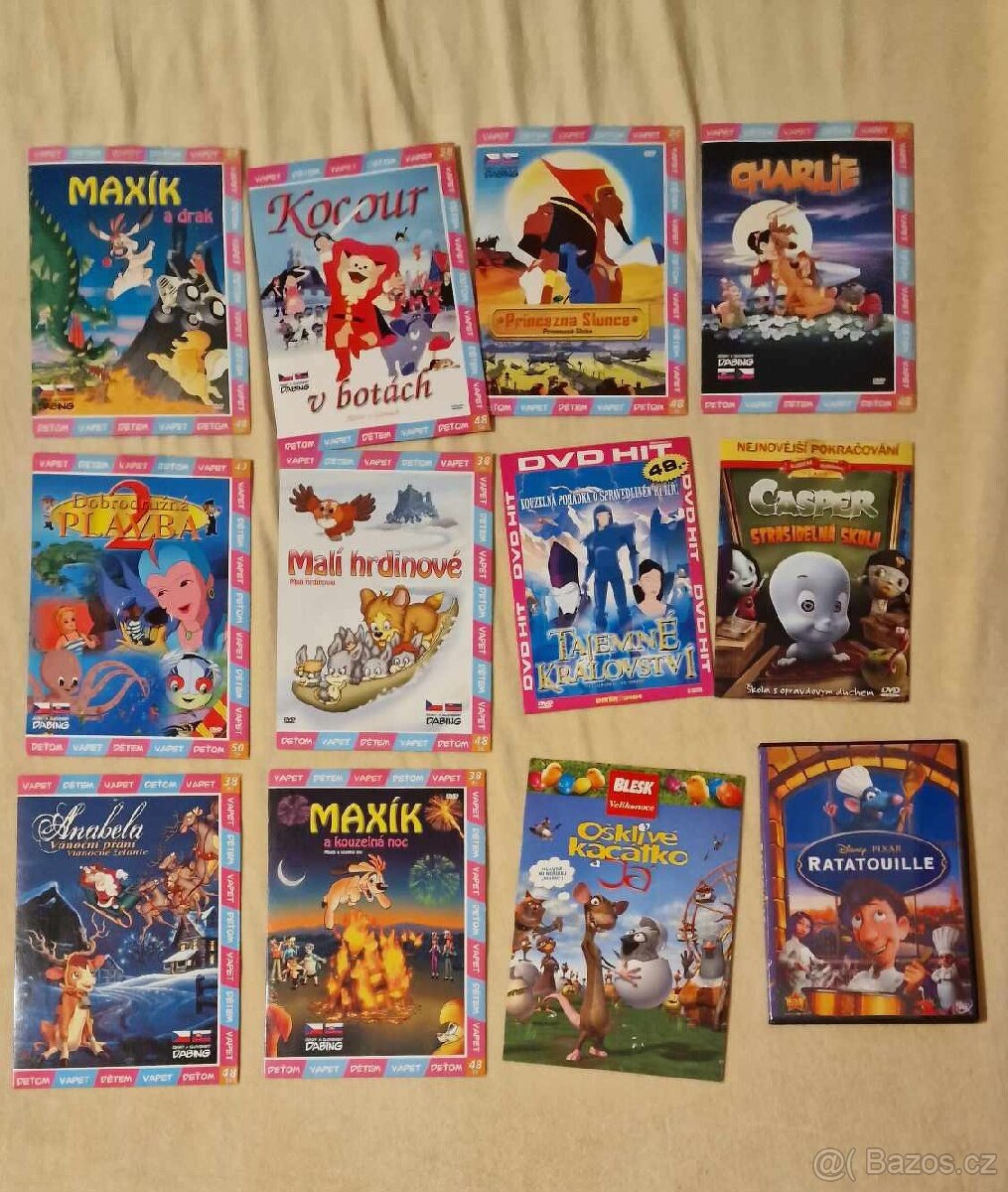 DVD a CD - filmy, pohádky a další - 3