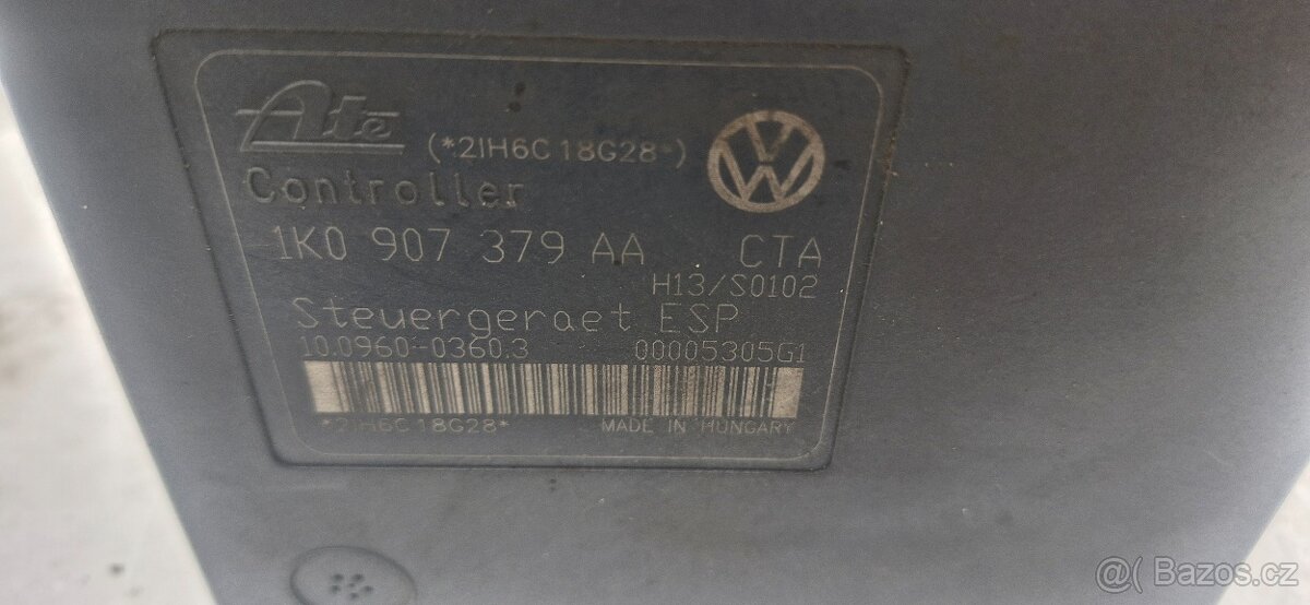 Jednotka abs skoda vw audi 1K0907379AA 1K0614517T - 3