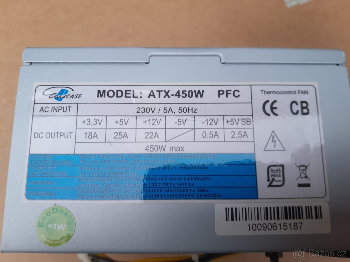 PC zdroj ATX-450W - 3