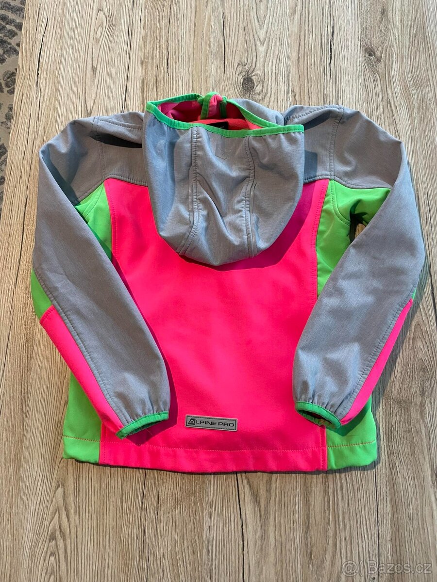 Softschelová bunda Alpine Pro velikost 128-134 - 3