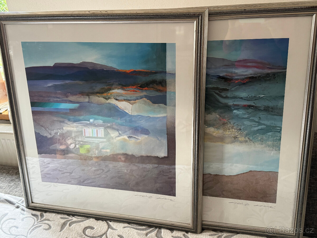 2 obrazy moderní Heinz Hook - 3