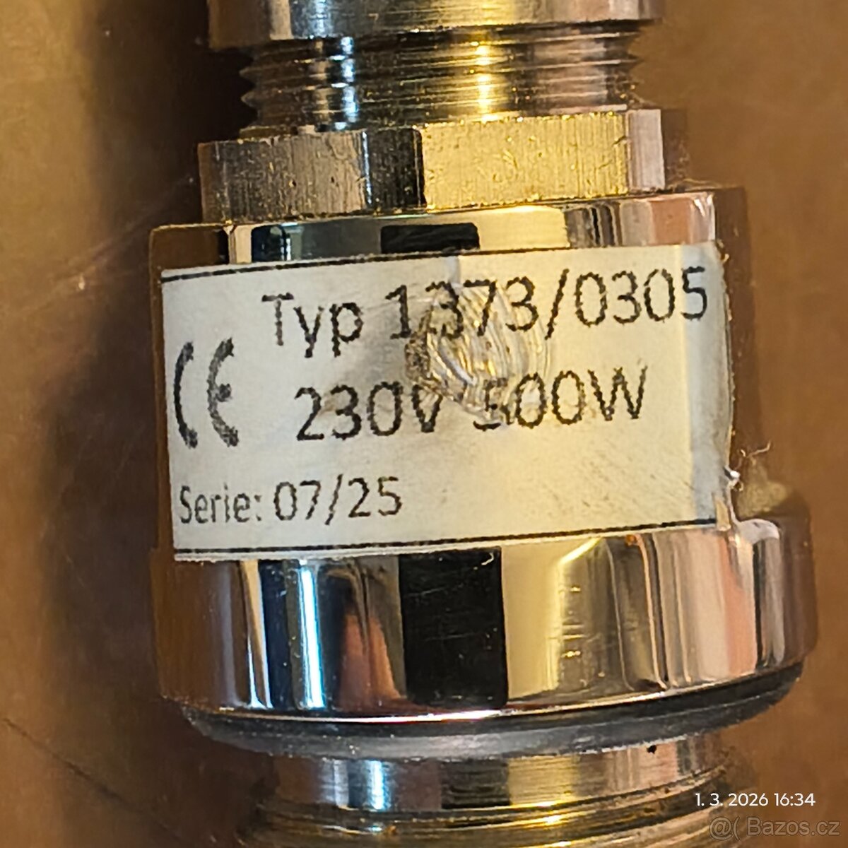 Topná tyč do radiatoru - 3