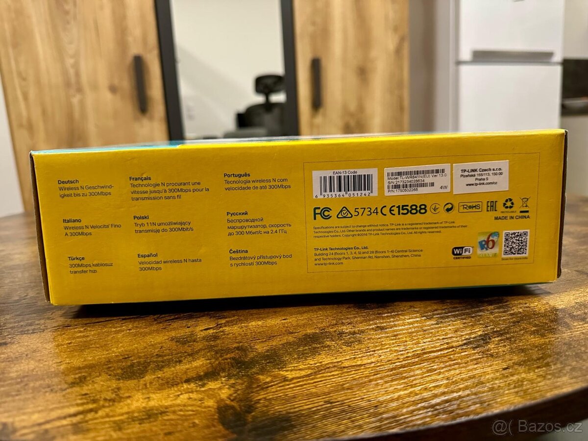 WiFi router TP-Link 300 Mbps - plně funční, originál balení - 3