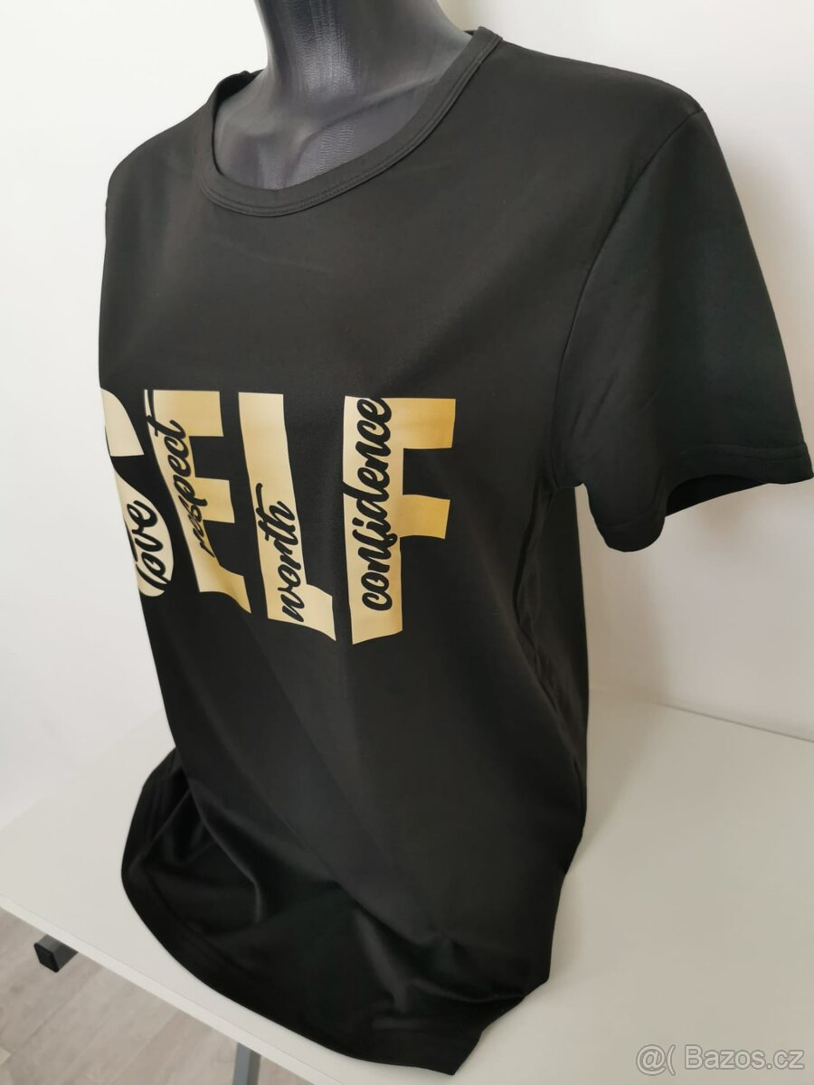 Černé unisex tričko - M - M/L - L - 3