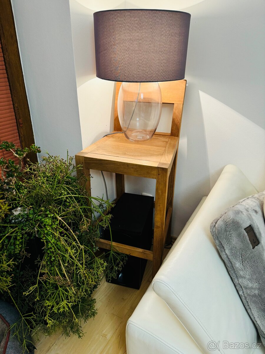 Teaková barová židle - 3