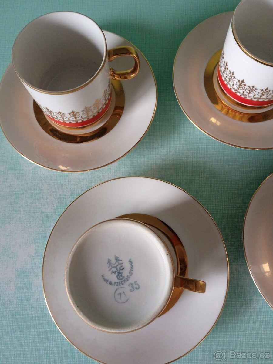 Porcelánová kávová souprava - 3