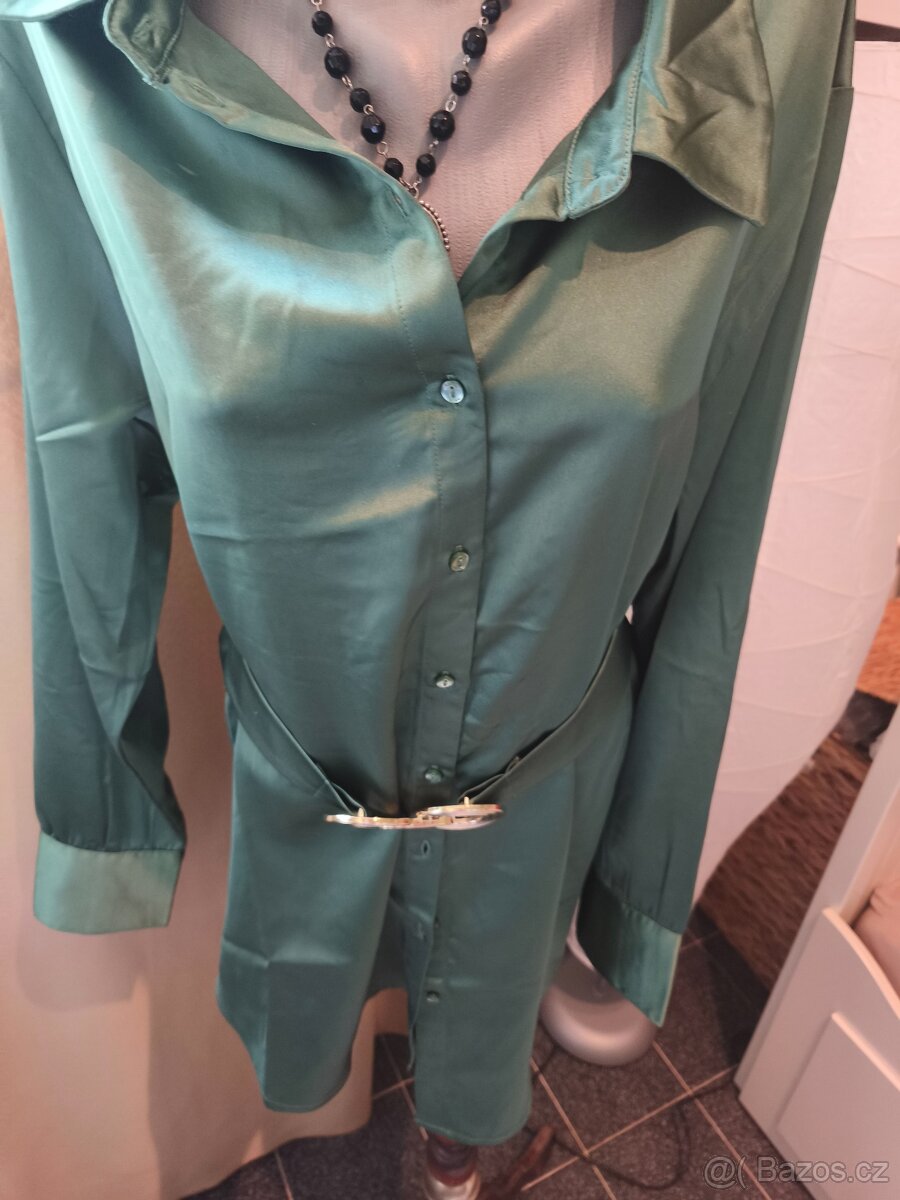 Nová krásná saténová blůza 2 xl - 3