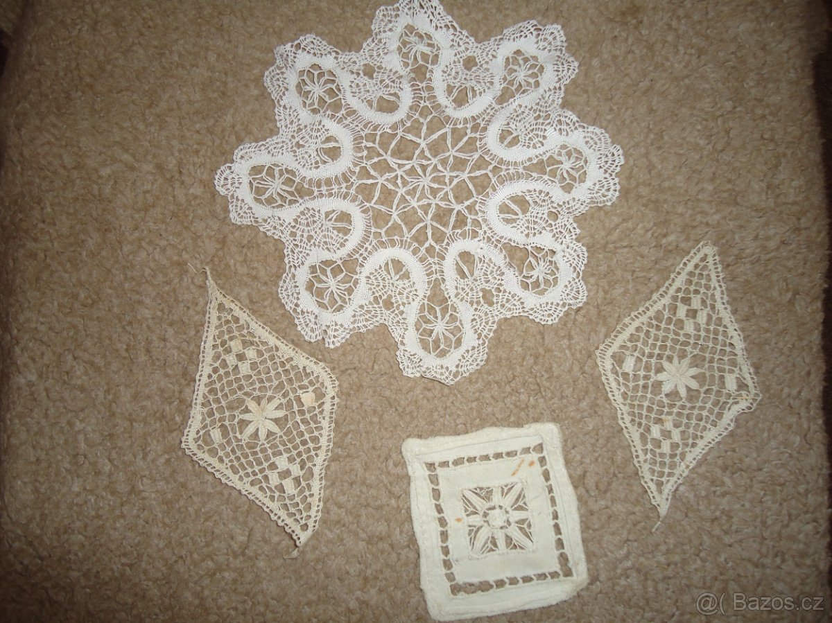 různé krajky, dečky - 3