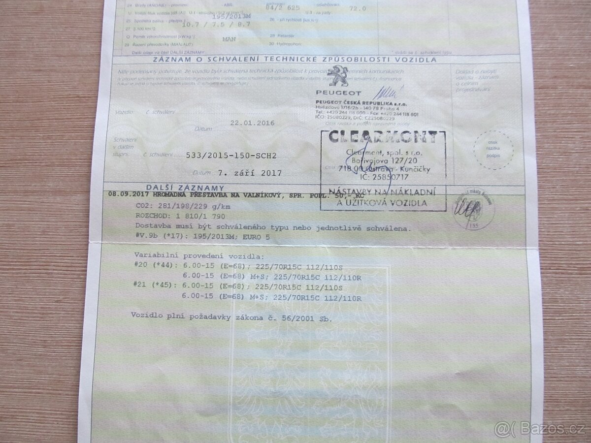 Peugeot Boxer 2.2 HDI ČR valník - 3