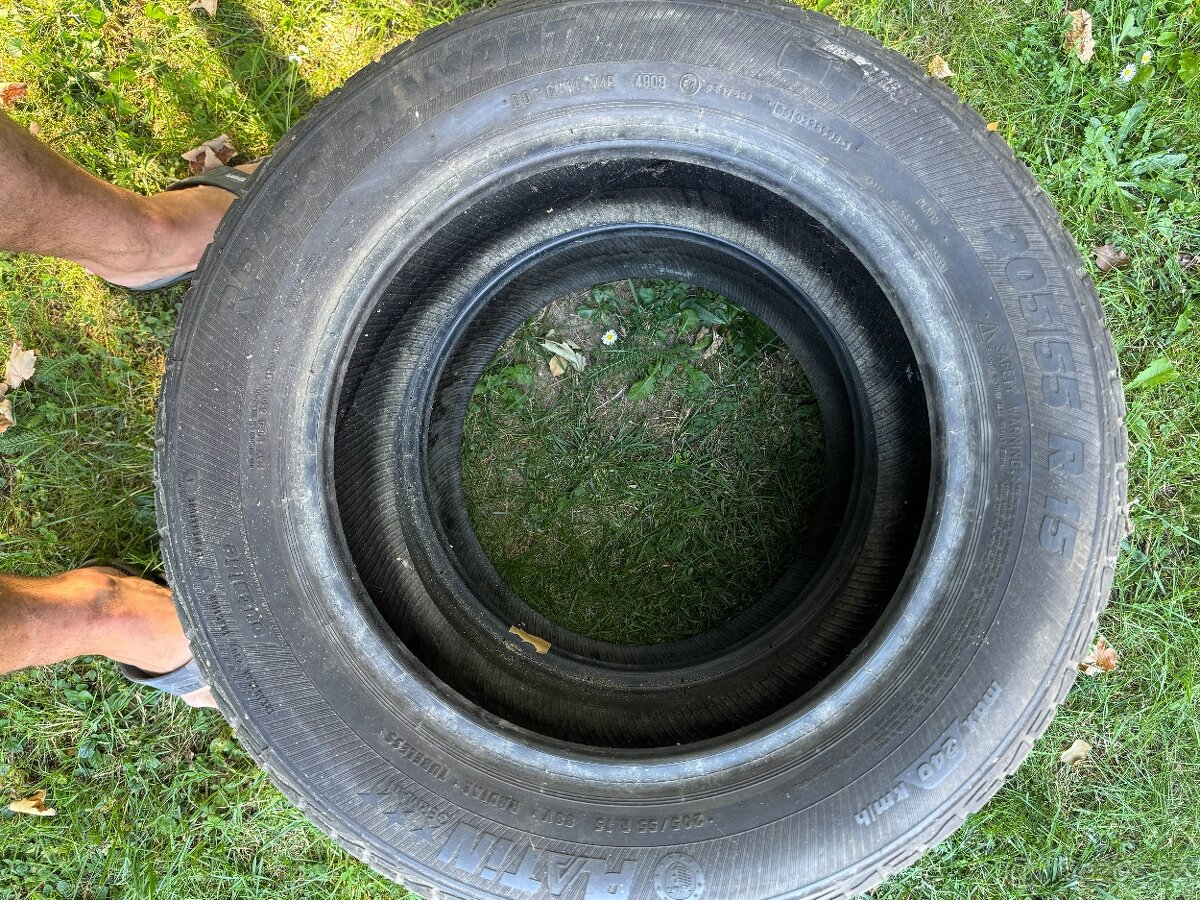 205/55/15 Platin dvě letní pneu - 3