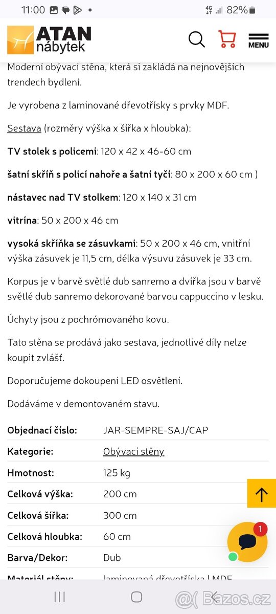 Obývací stěna SEMPRE - 3