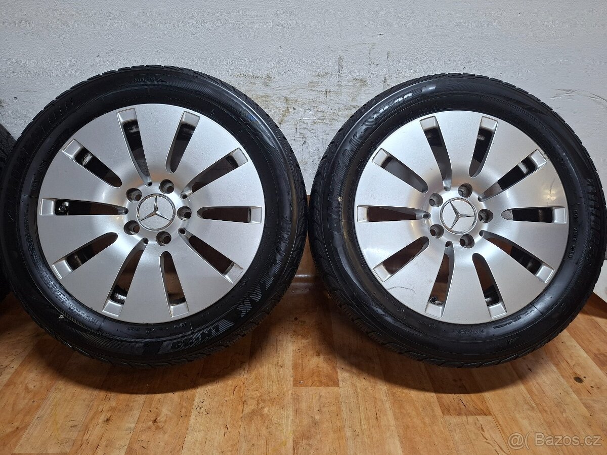 Alu kola R16 5x112 Mercedes + zimní pneu 205/55/16 MO - 3