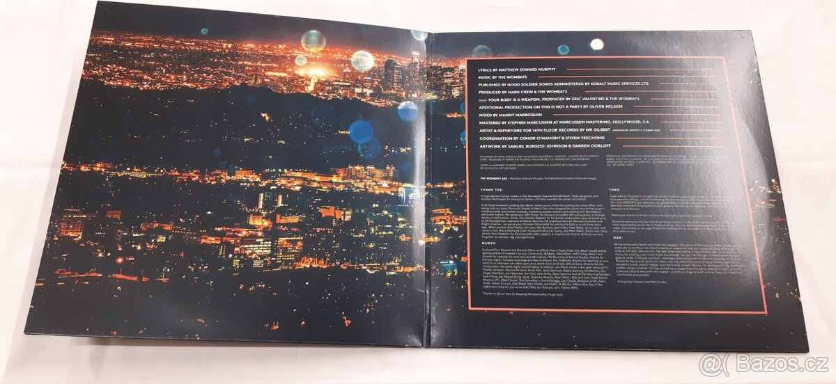 LP The Wombats , Glitterbug nehraná top stav - 3