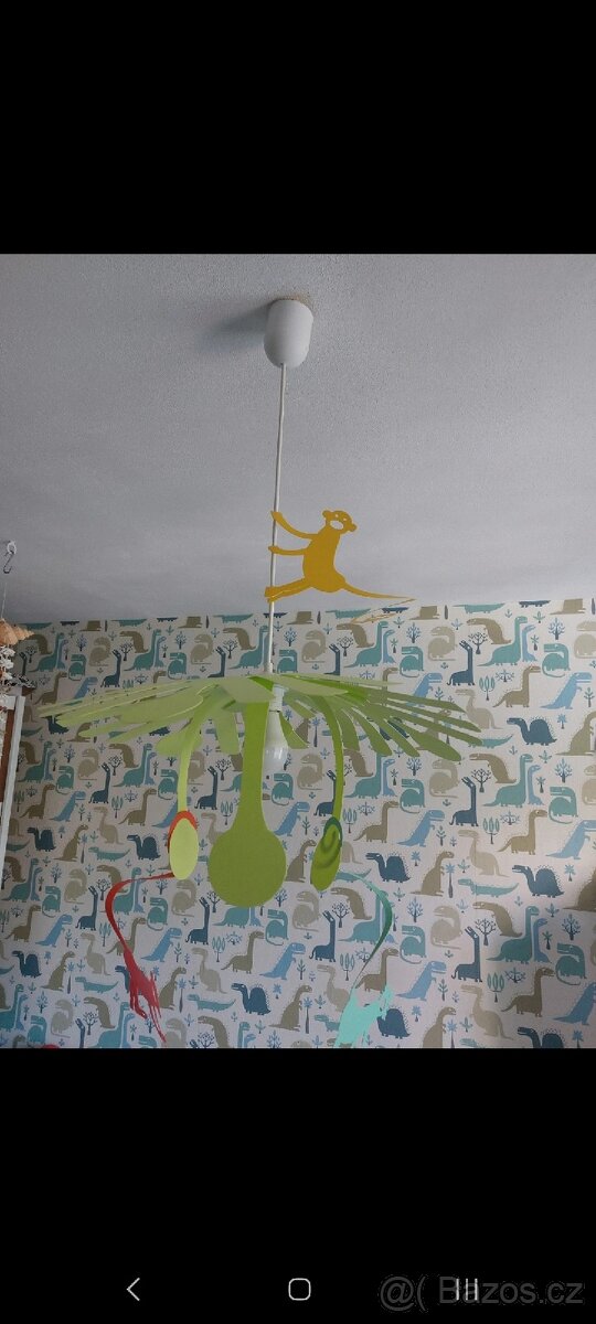 Lustr do dětskeho pokoje s opičkami - 3