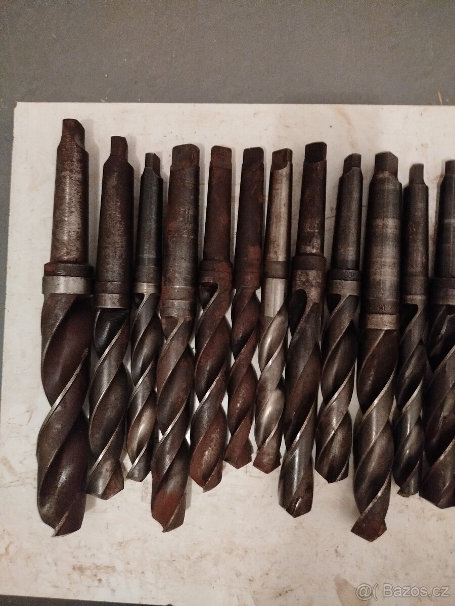 Vrtáky morse 15 ks +2 ks redukce - 3