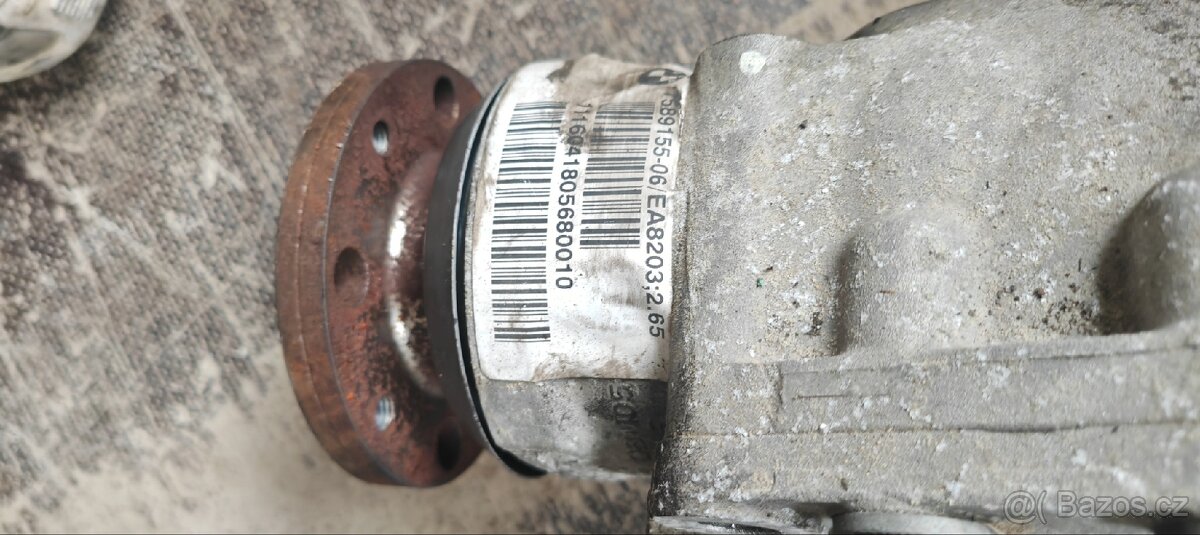 Přední diferenciál bmw poměr 2.65 535d f10 f11 facelift - 3