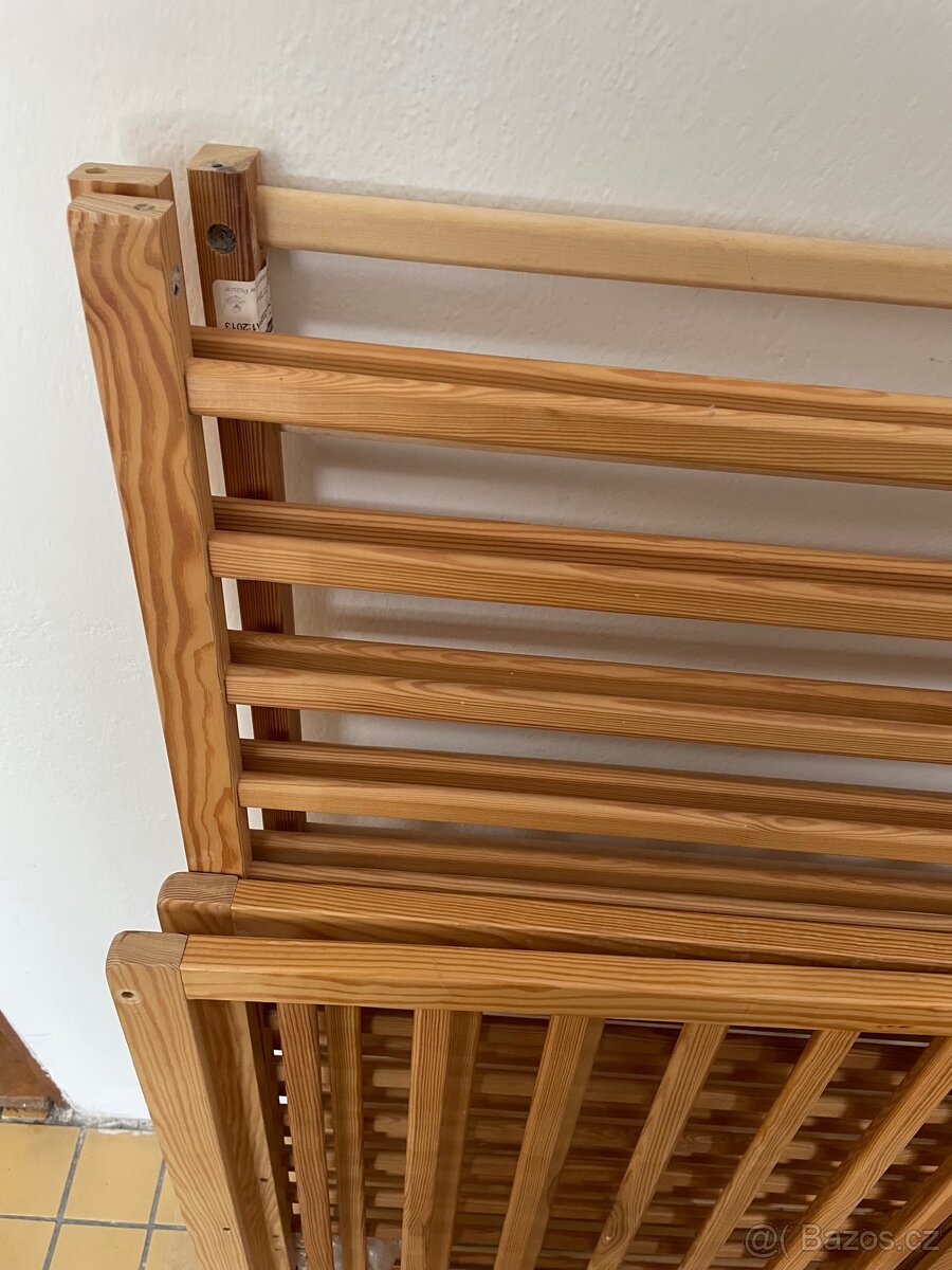 Dětská postýlka dřevo 120x60 cm - 3