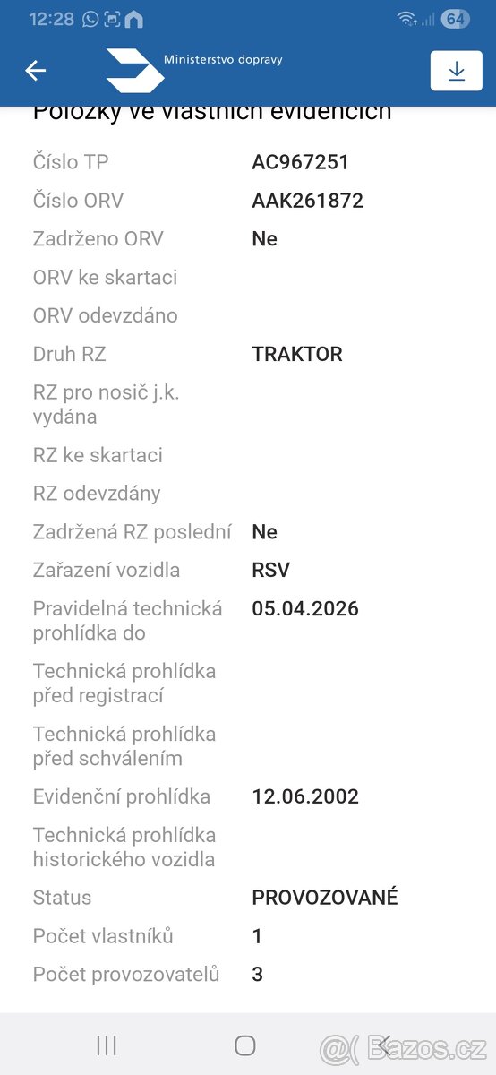 Prodám traktor Zetor 6718 - 3