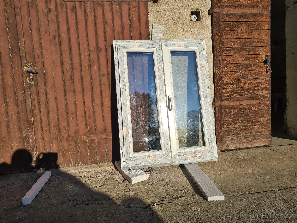 Prodám plastové okno s trojsklem 1240x970x80 - 3