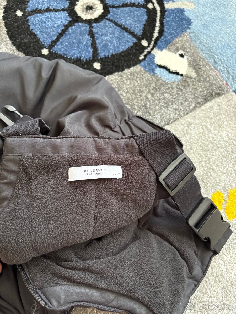 Dětské zateplené kalhoty s laclem Reserved - 3