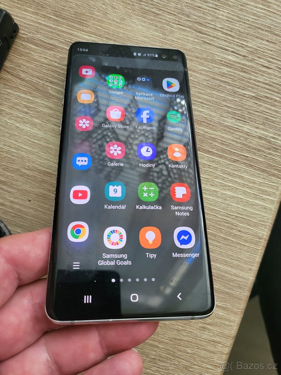 Prodám Sanmsung S10+, dobře fungující, 128GB pamět, super zn - 3