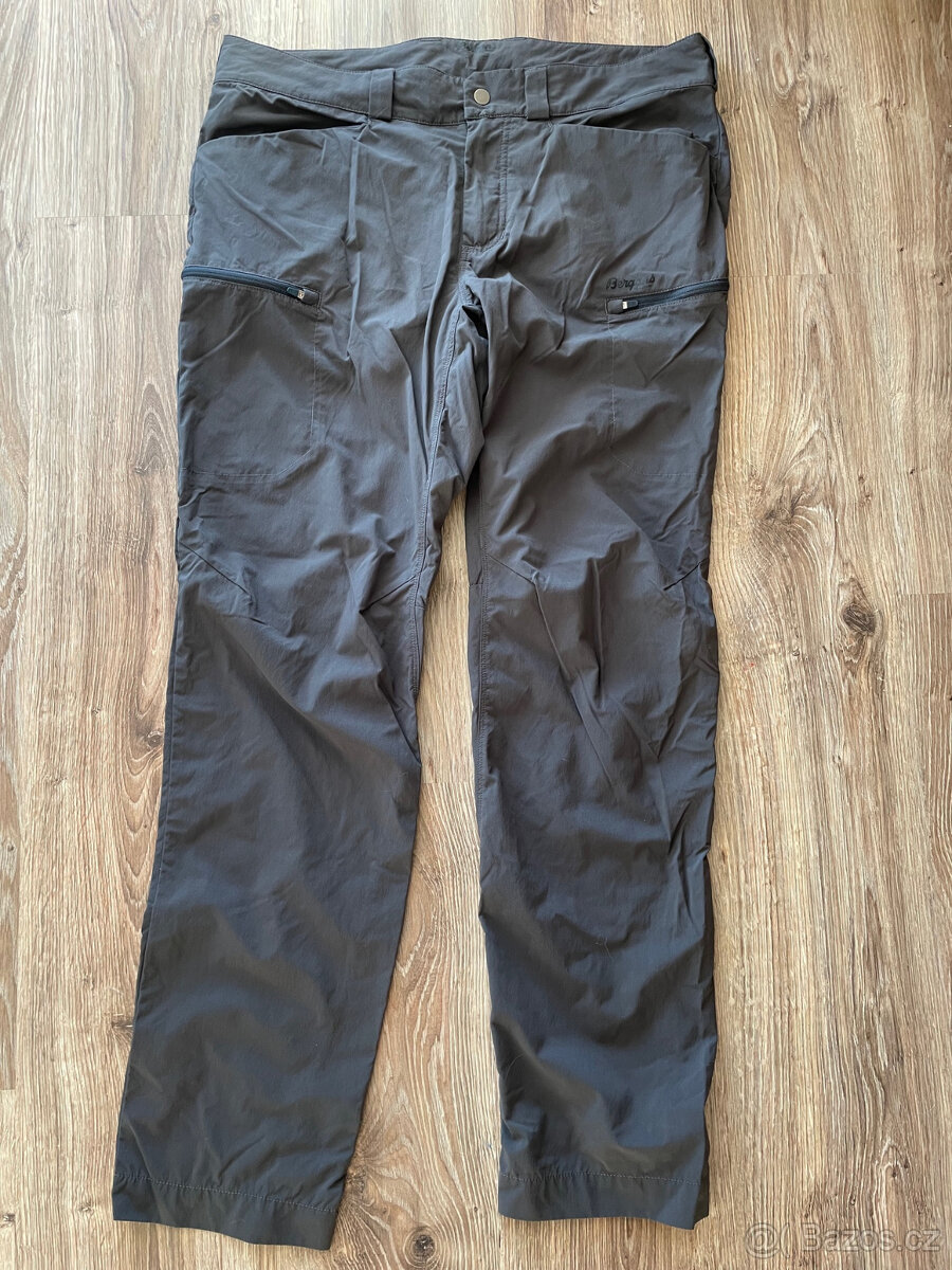 Šedé pánské outdoorové kalhoty Bergans vel 52 - 3
