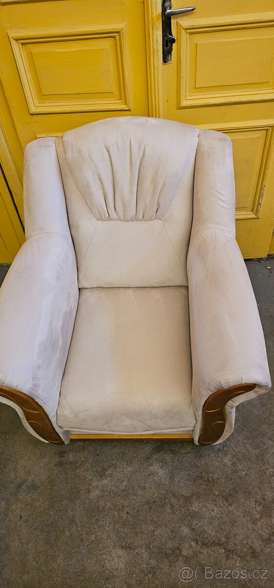 Křeslo - alcantara - 3