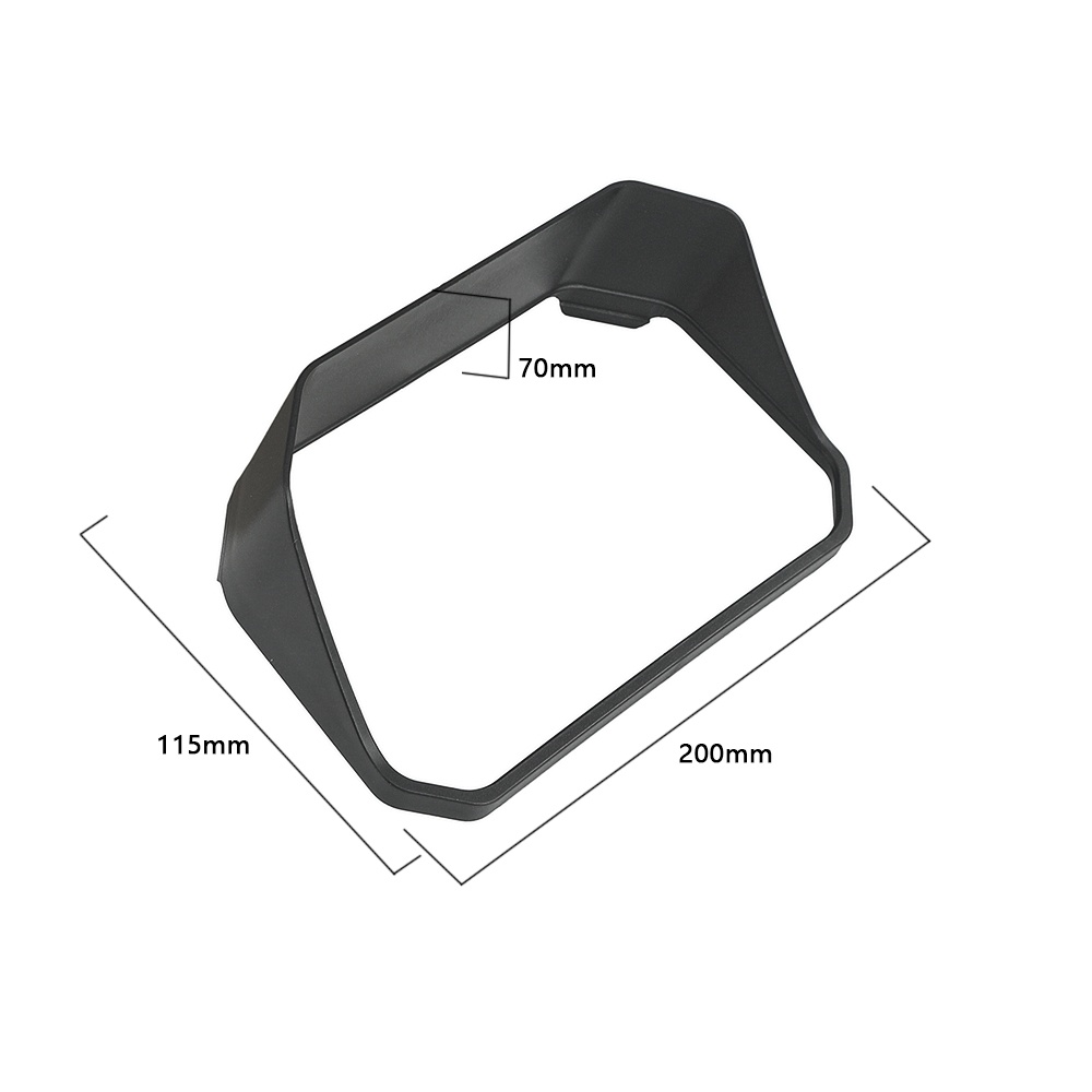 Stínítko kryt budíků + ochranná fólie displeje BMW - 3