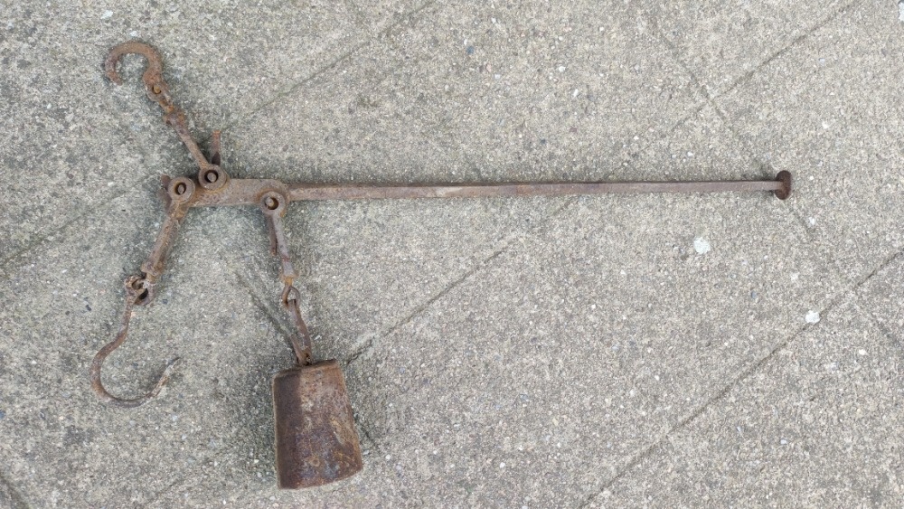 Stará orig.kuchynská váha Miras 1949 + kupecká páková váha - 3