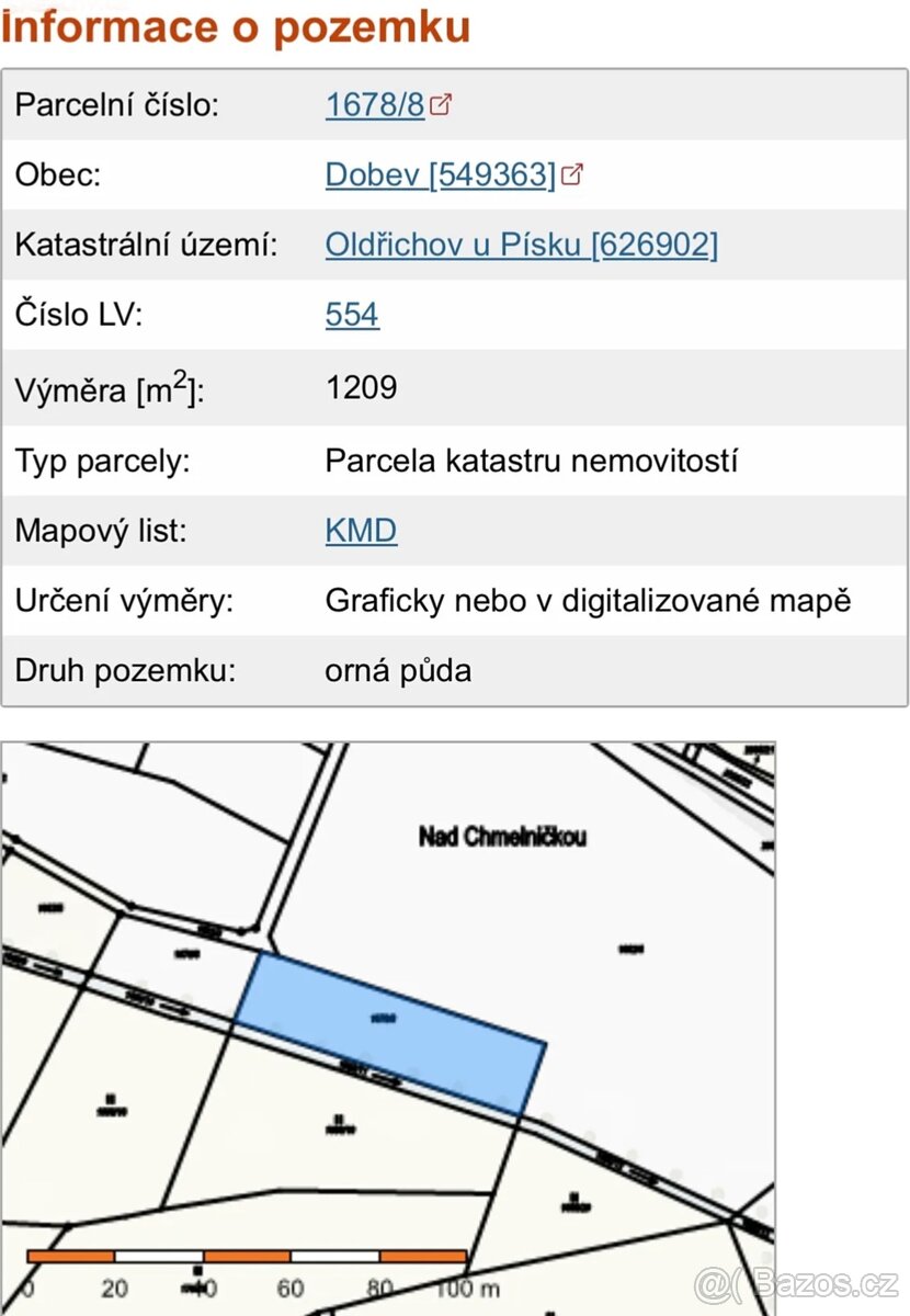 Investiční pozemek 1209 m² - 3