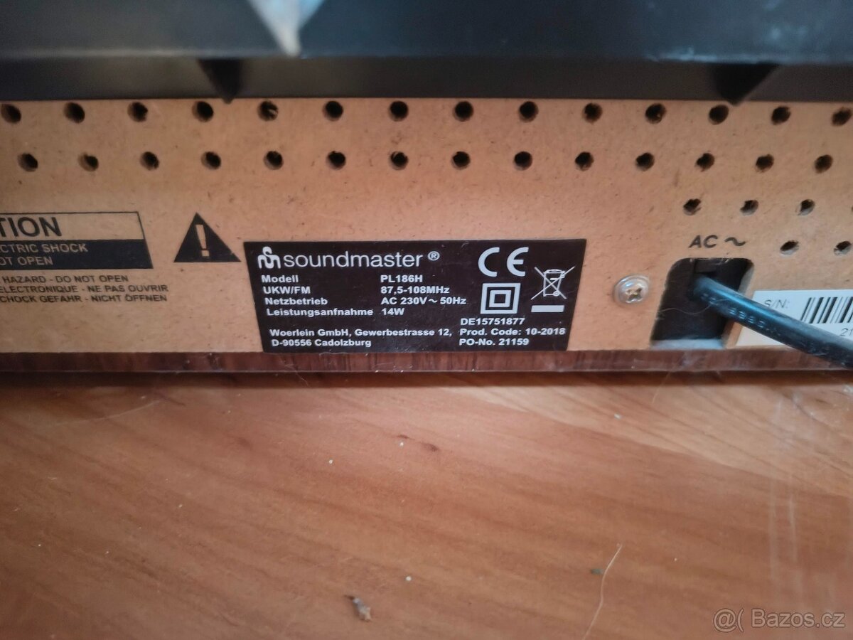 Gramofon Soundmaster PL186H - 3